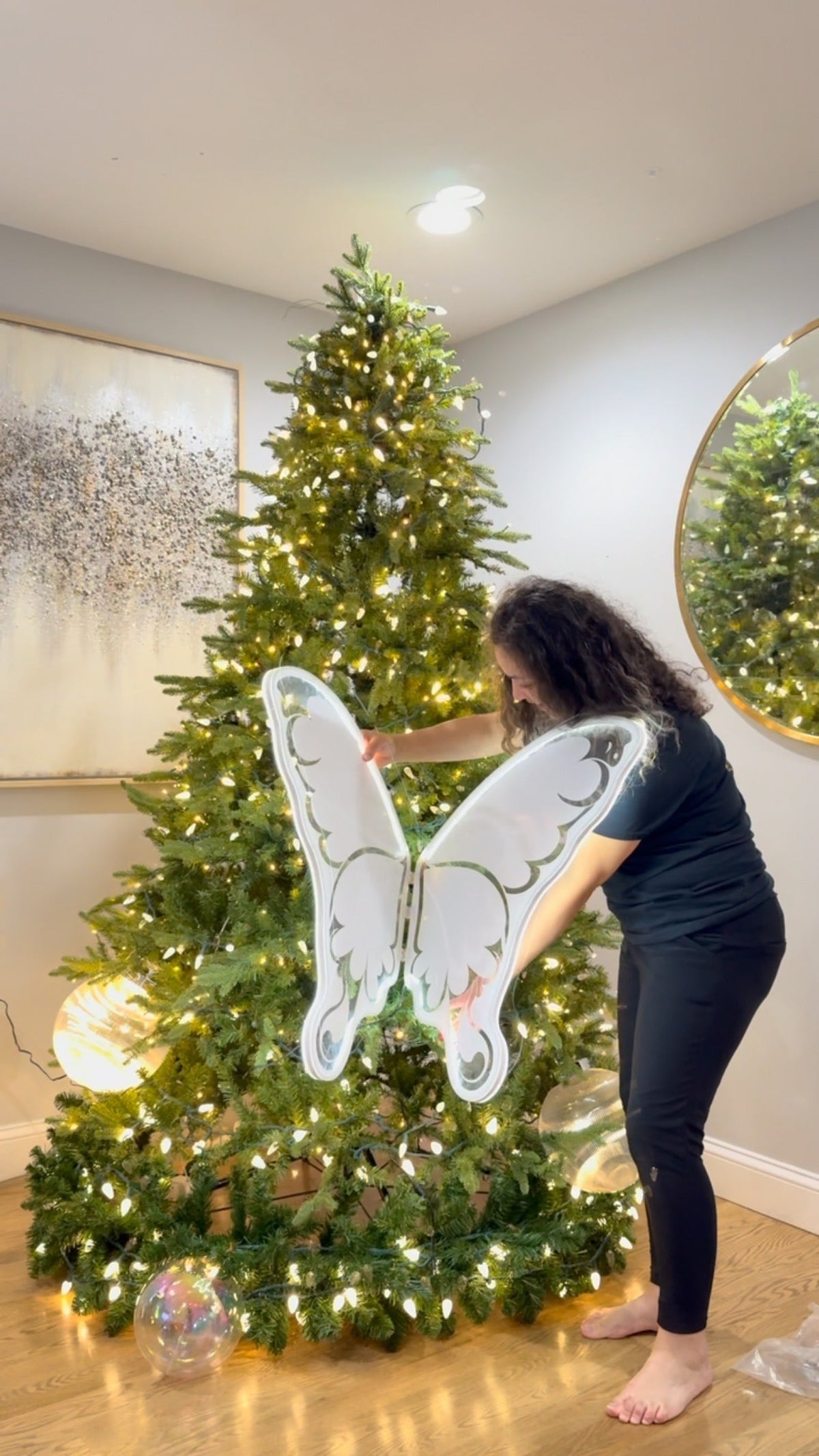 Árvore Borboletas de Cristal 1,80m