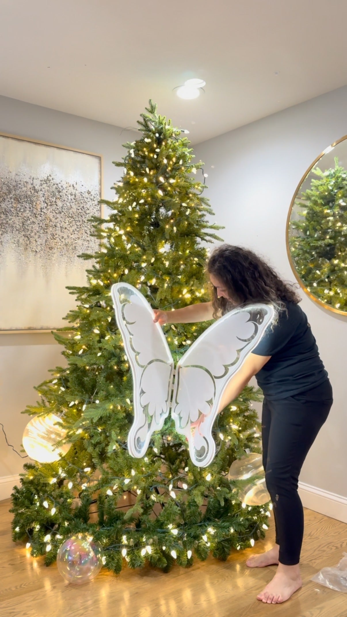 Árvore Borboletas de Cristal 1,80m