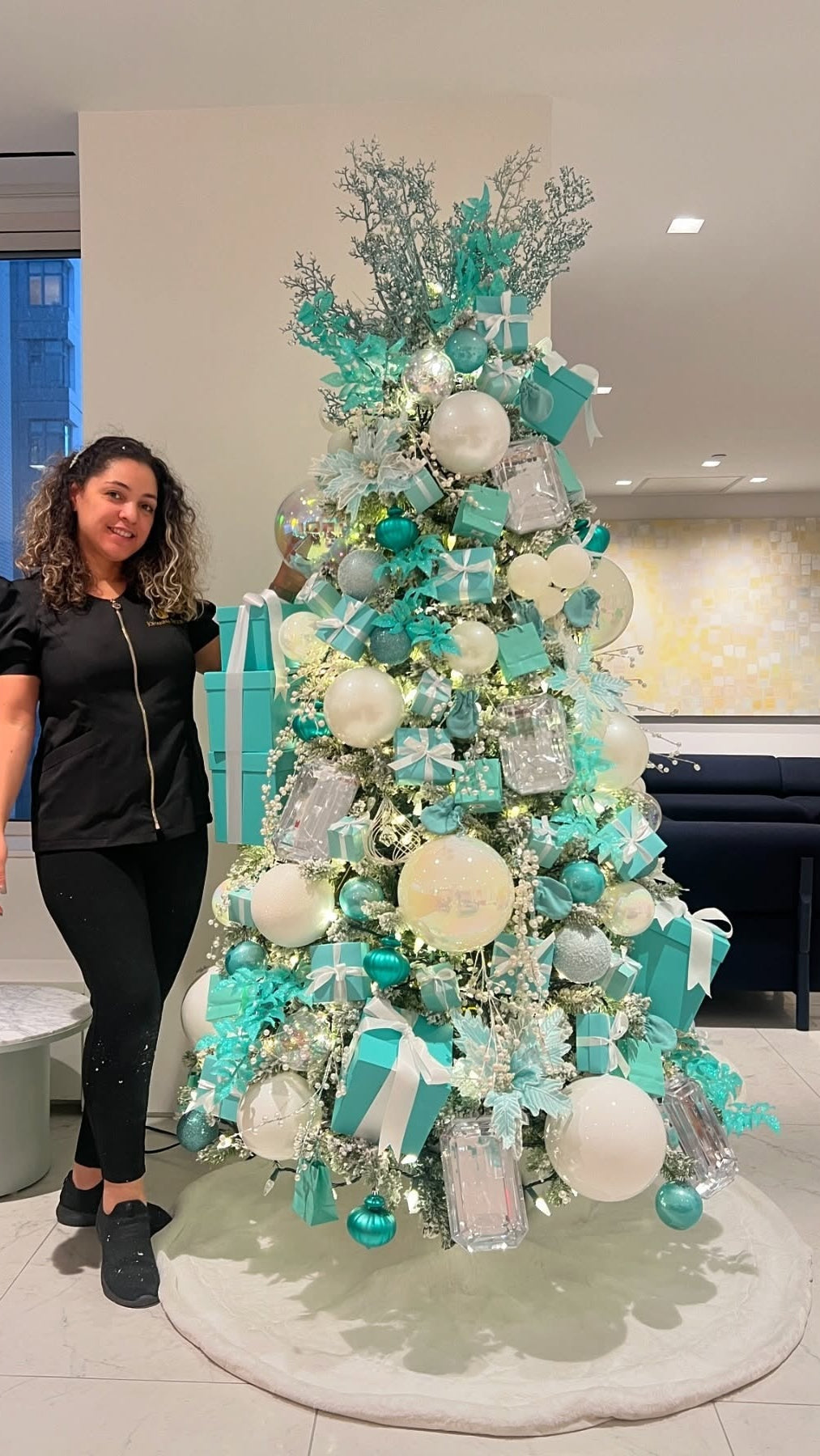 Árvore Tiffany Luxo & Neve 1,80m