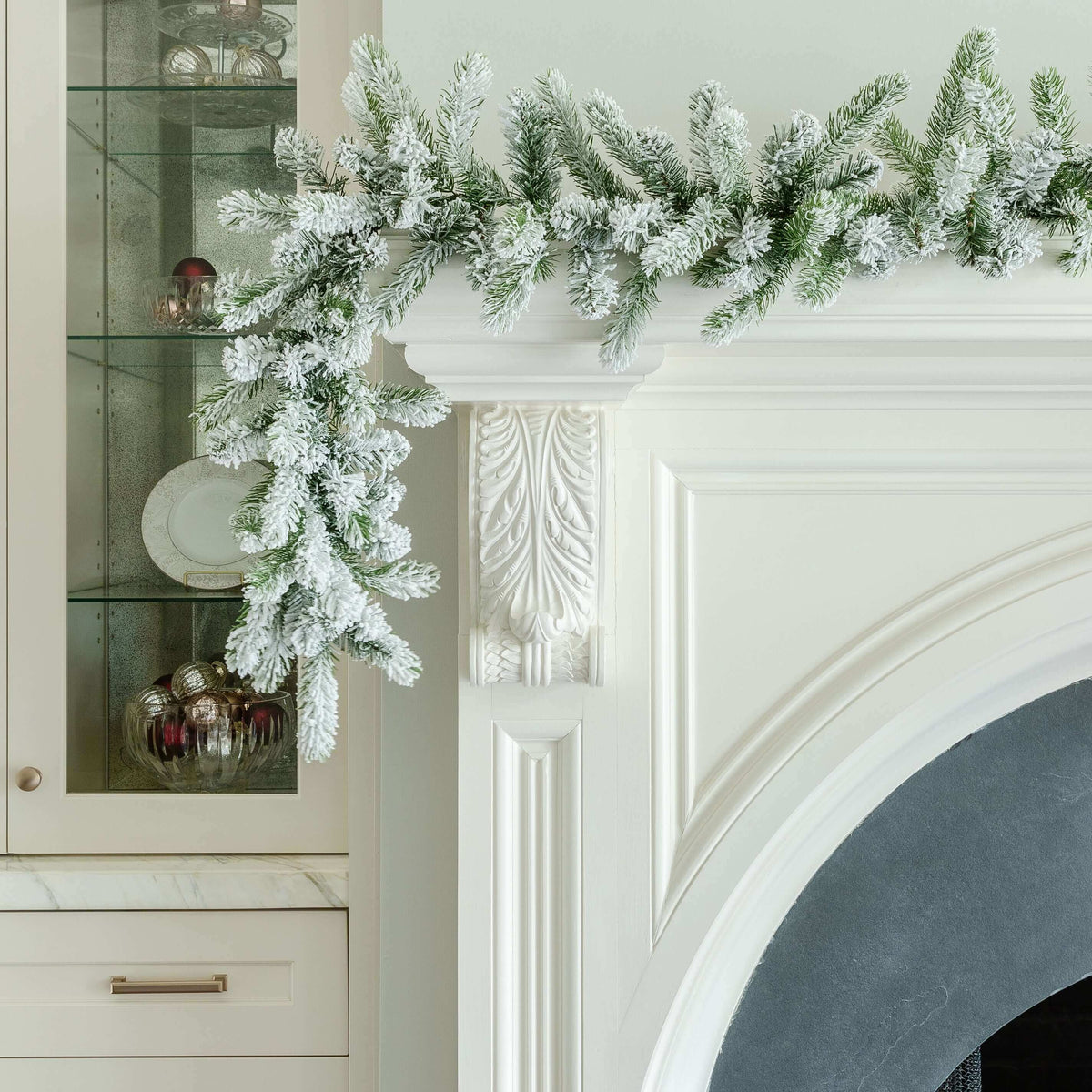 Guirlanda King Flock® de 9' x 12" sem iluminação