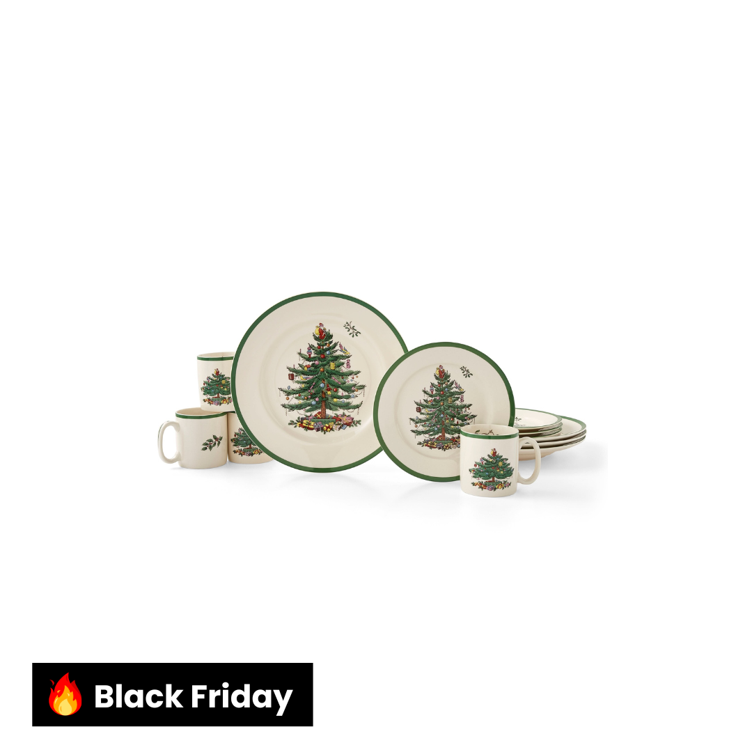 Kit Aparelho de Jantar Natalino – 12 Peças