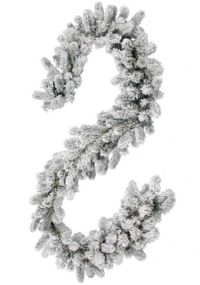 Guirlanda King Flock® de 9' x 12" sem iluminação