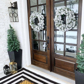 Guirlanda King Flock® de 24" sem iluminação