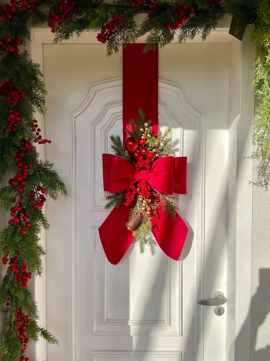 Escapulário Natalino de Veludo para Porta de Entrada – 2,10m x 30cm