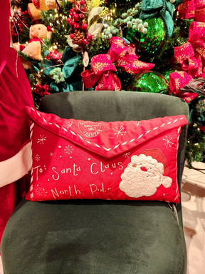 Capa de almofada veludo vermelha 50cm