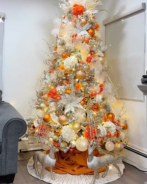 Árvore Golden Sunset Luxo & Neve 2,00m